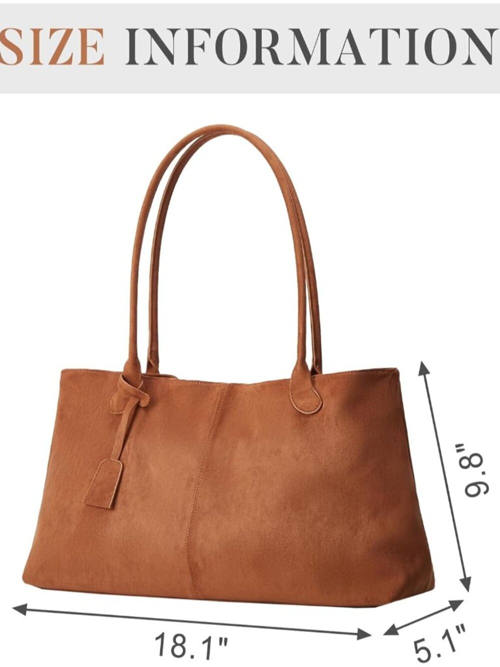 Suede Purses for Women 2025 Fall Trendy Slouchy Shoulder Bag Suede Handbags Vint - Picture 7 of 7